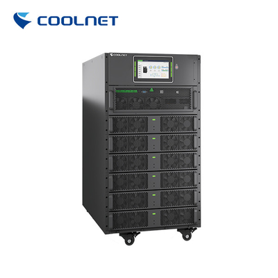 Efficiency LED Display Double Conversion UPS 20-180kva Capacity 50Hz/60Hz Voltage Regulator